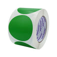 Circle Dot Stickers in 3 inch size in Green
