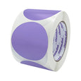 Circle Dot Stickers in 3 inch size in Lavender