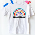 Collage Collage rainbow t-shirt in adult size medium