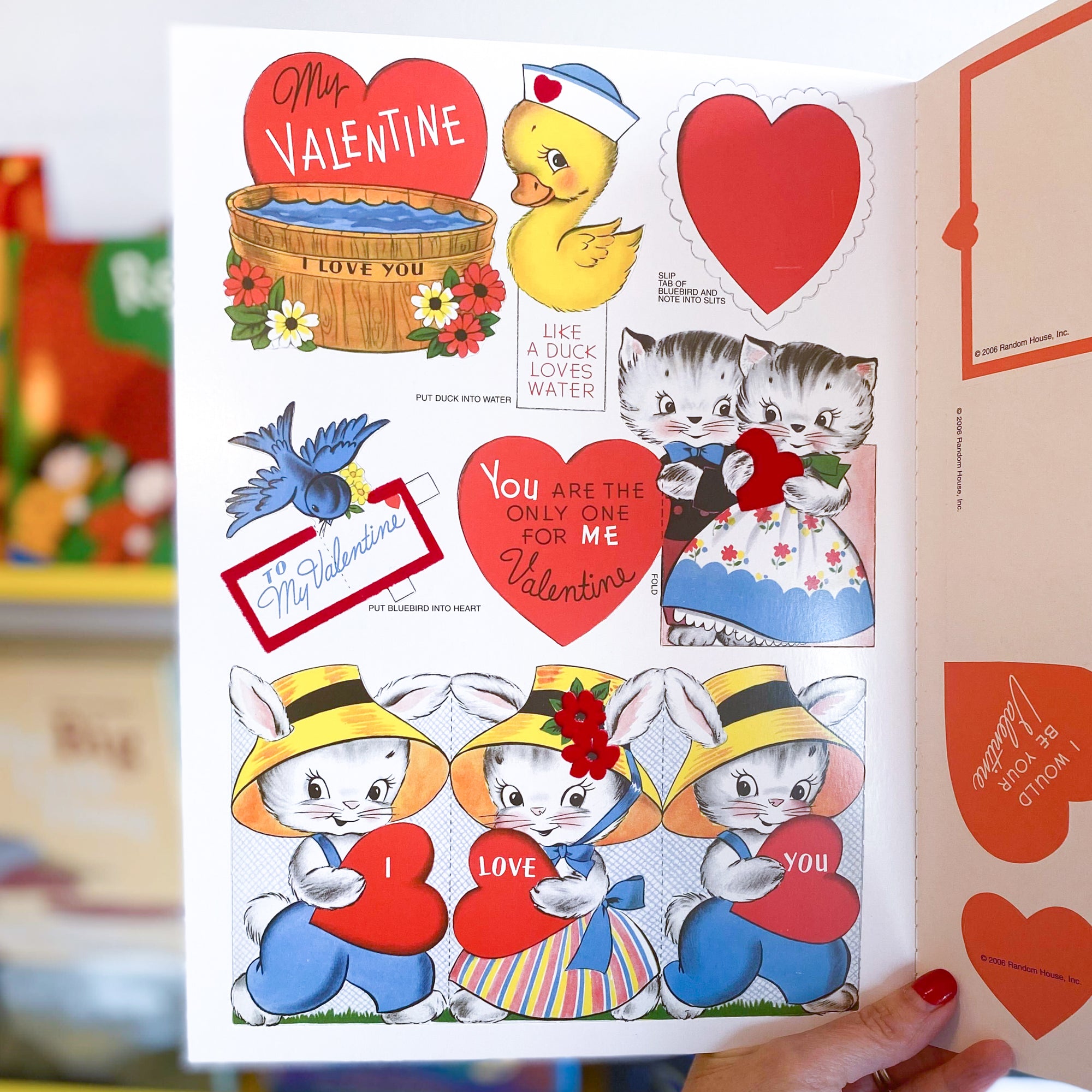 Vintage Valentines - Press-out Cards and Envelopes