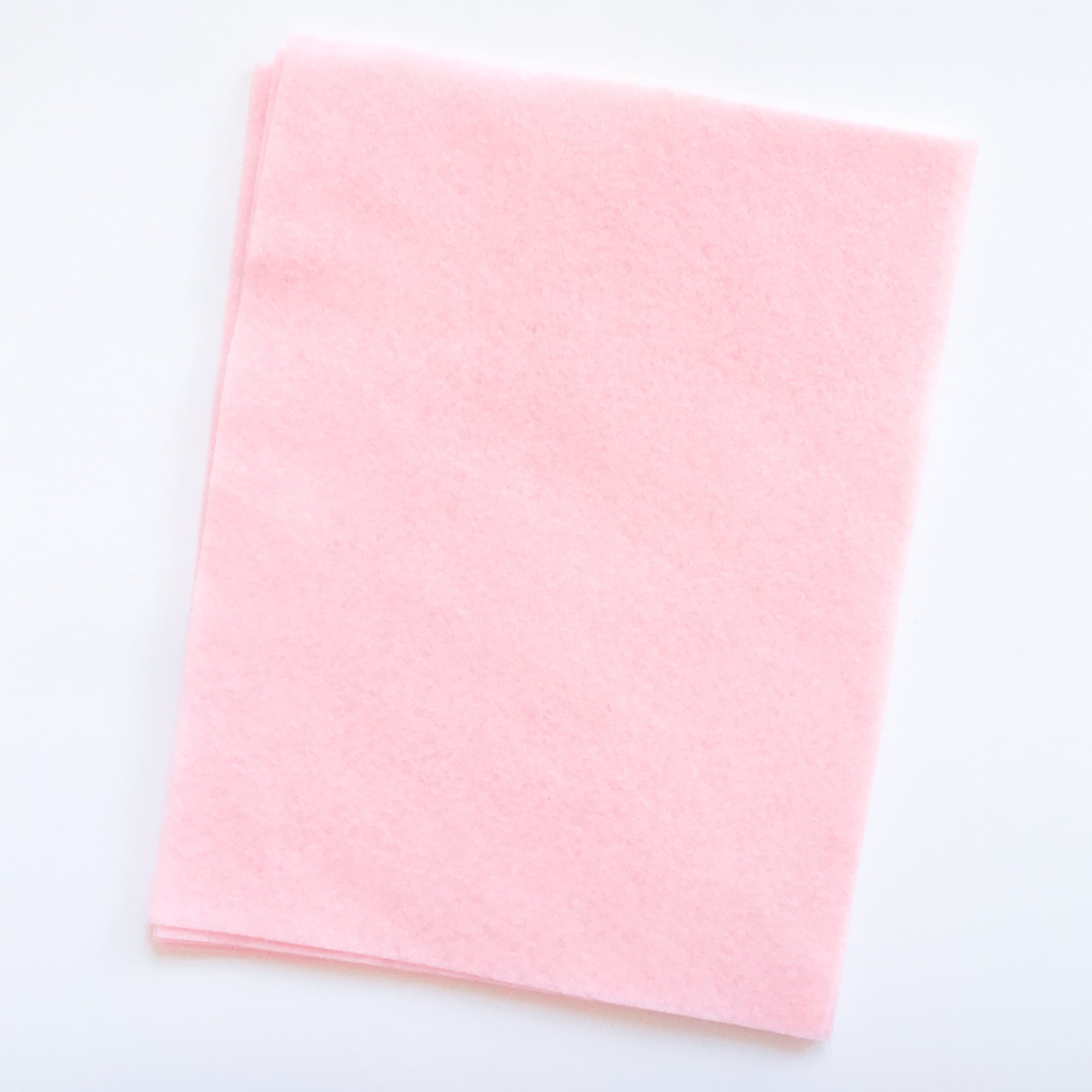 Baby Pink Acrylic Craft Felt in 9 by 11 inch sheets