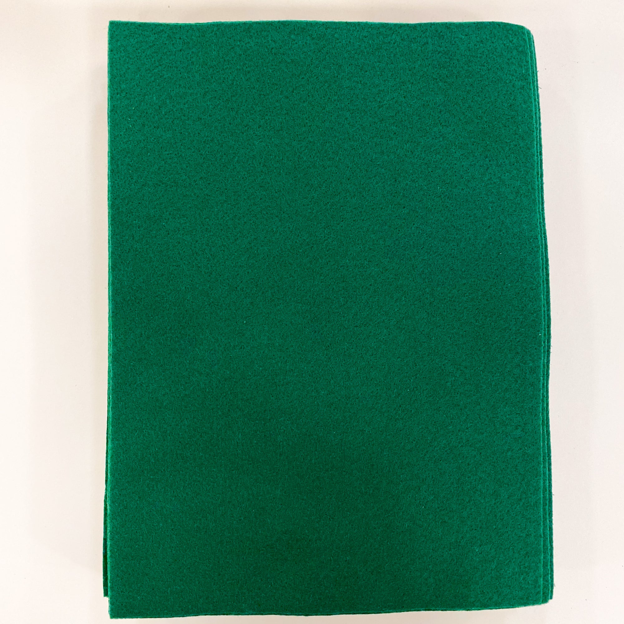 Kelly Green Acrylic Craft Felt in 9 by 11 inch sheets