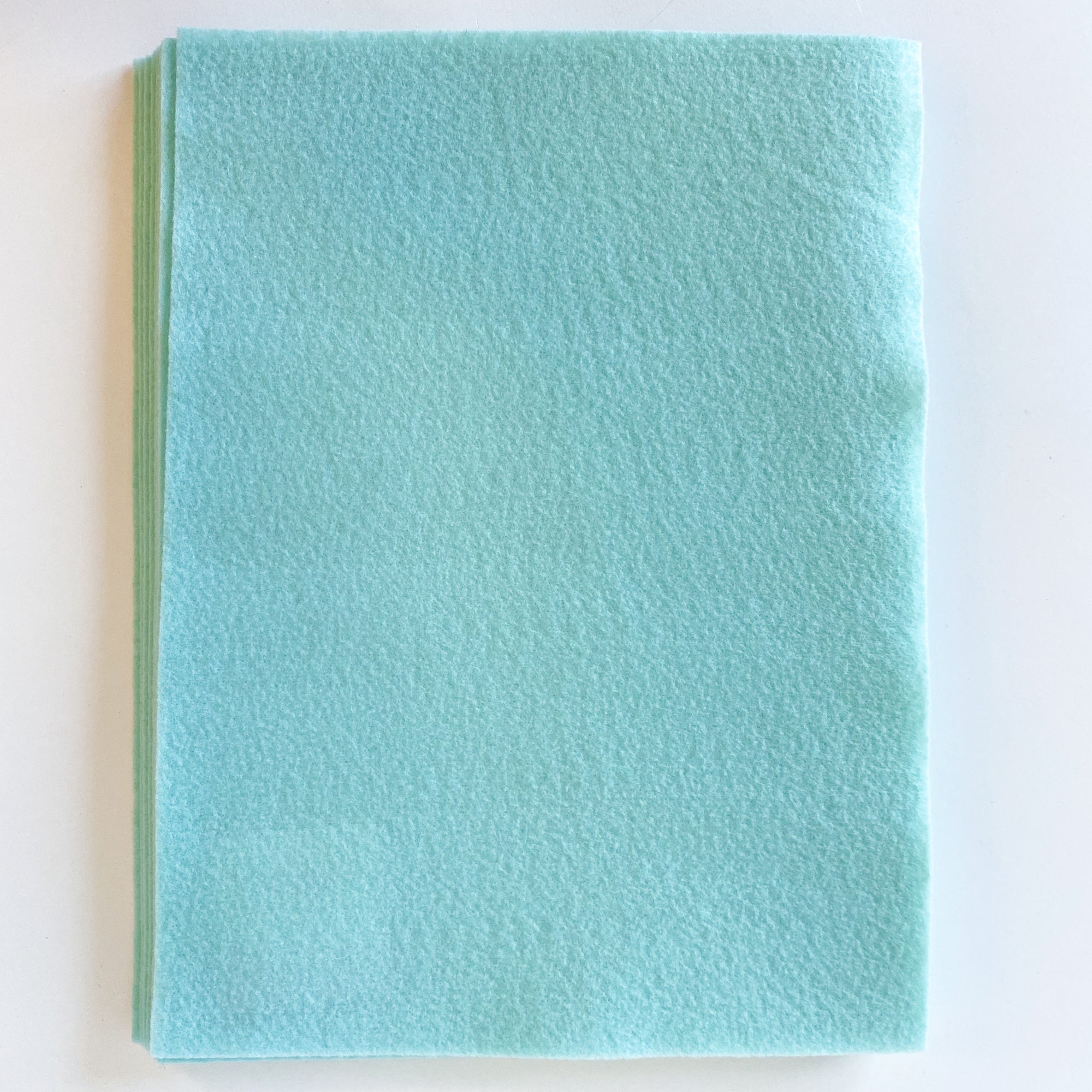 Craft Felt by the 9 x 11&quot; Sheet in Minty Green Color