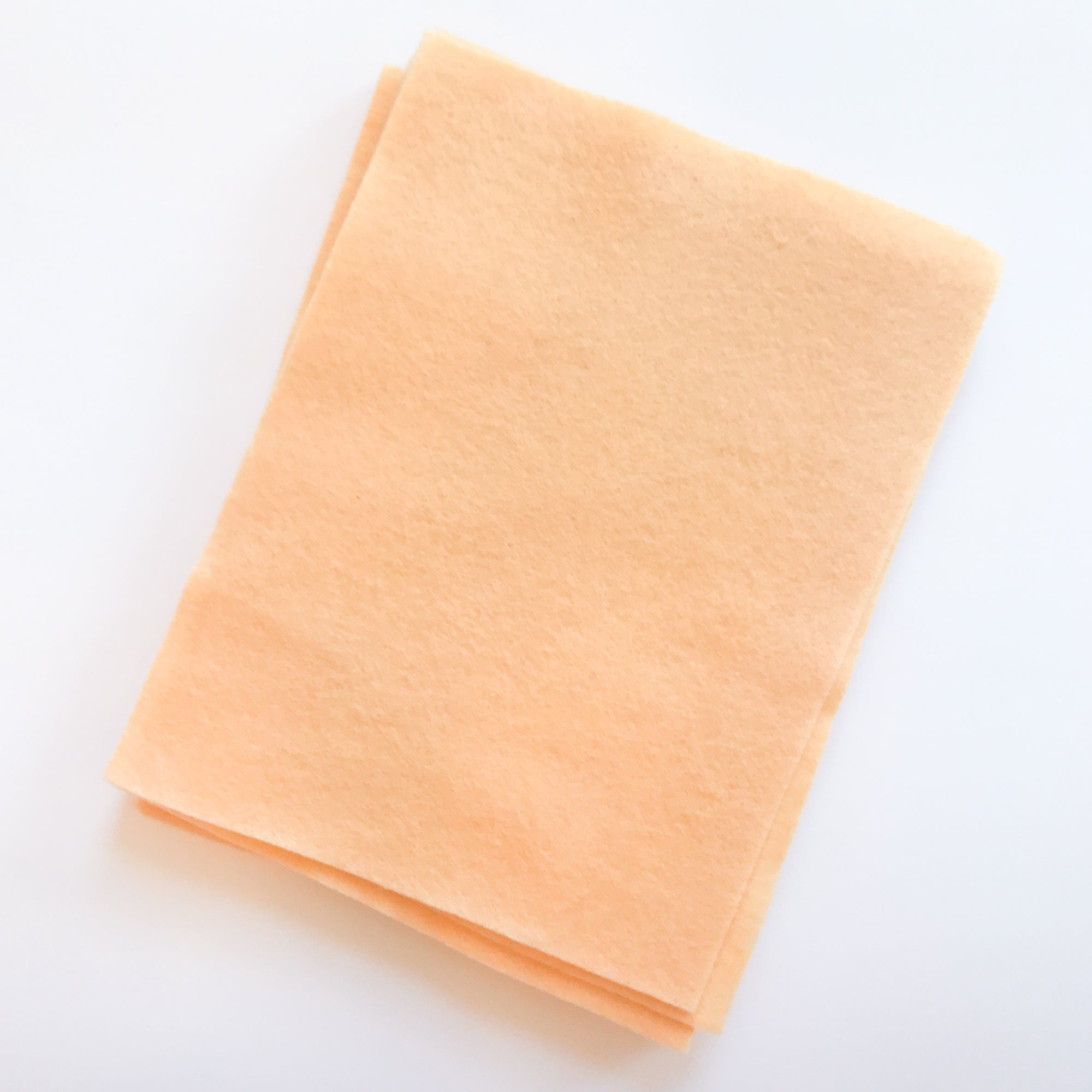Peach Acrylic Craft Felt in 9 by 11 inch sheets