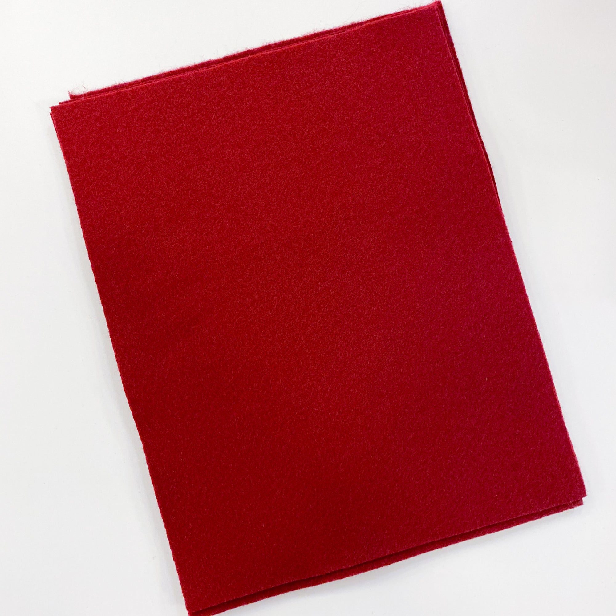 Ruby Acrylic Craft Felt in 9 by 11 inch sheets