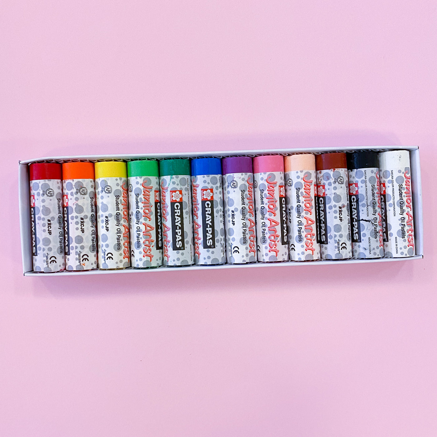 Cray Pas Junior Artist Oil Pastels in a set of 12 colours