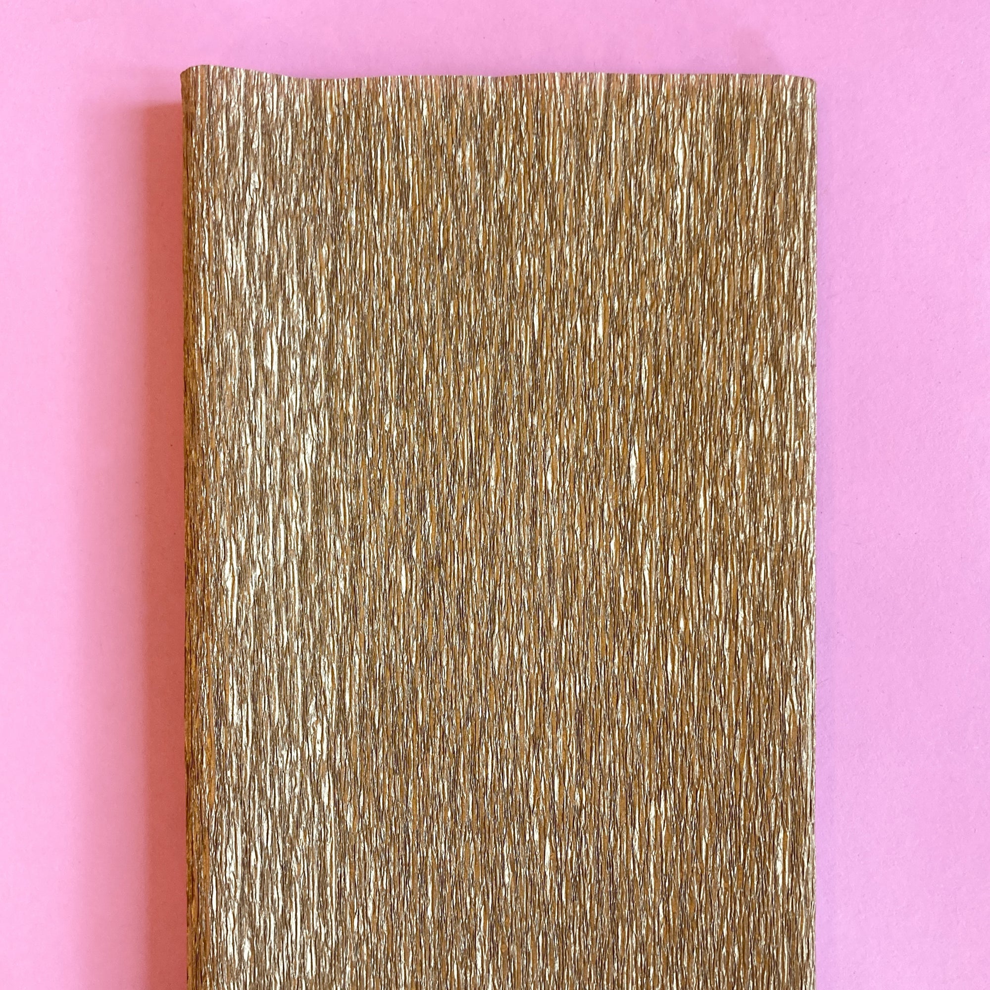 Crepe Paper in Gold