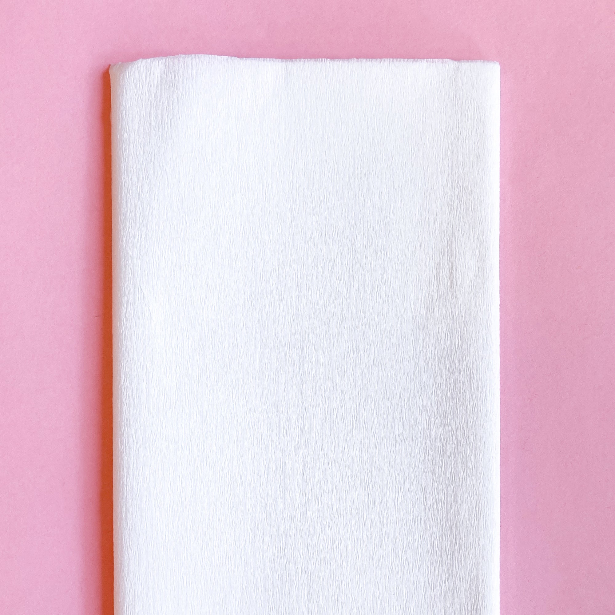 White Crepe Paper