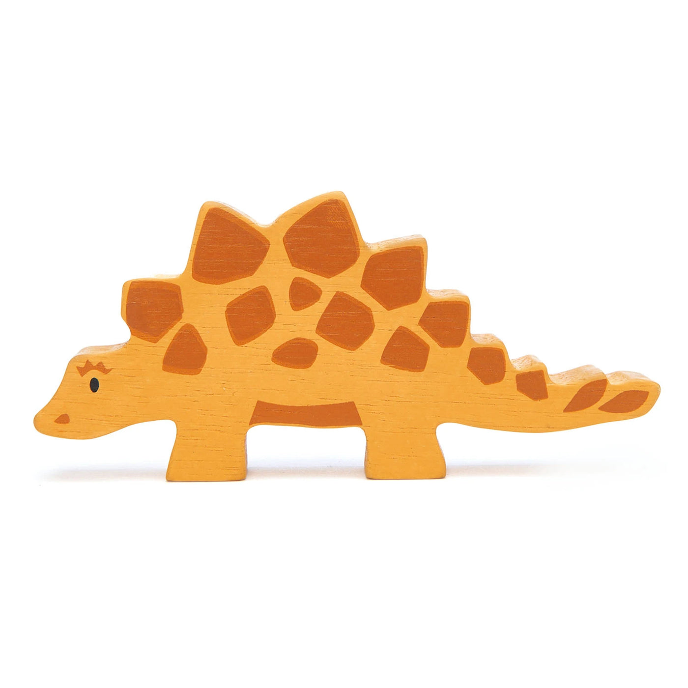 Wooden stegosaurus toy dinosaur for kids made of eco-friendly wood