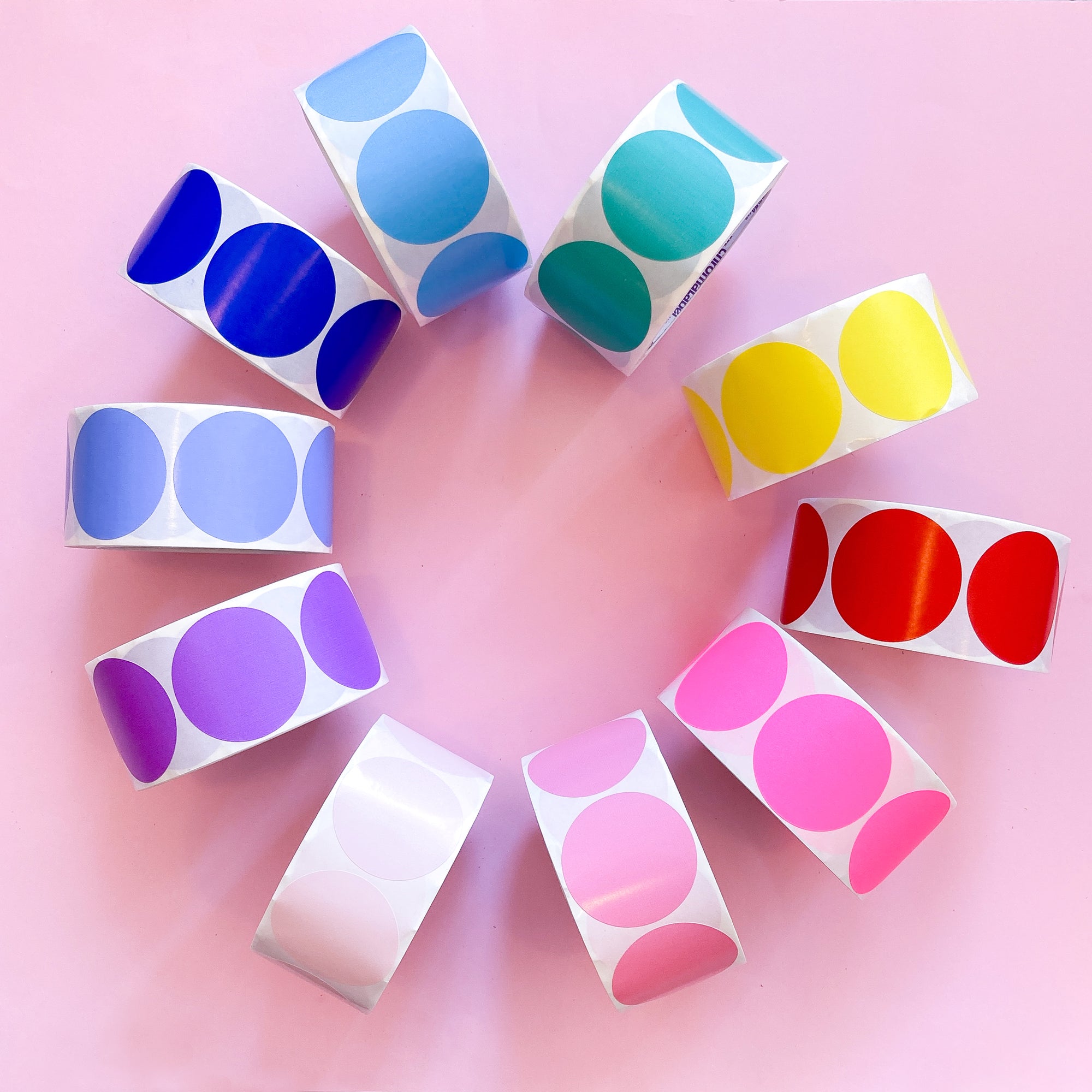 Dot Circle Stickers 2&quot;