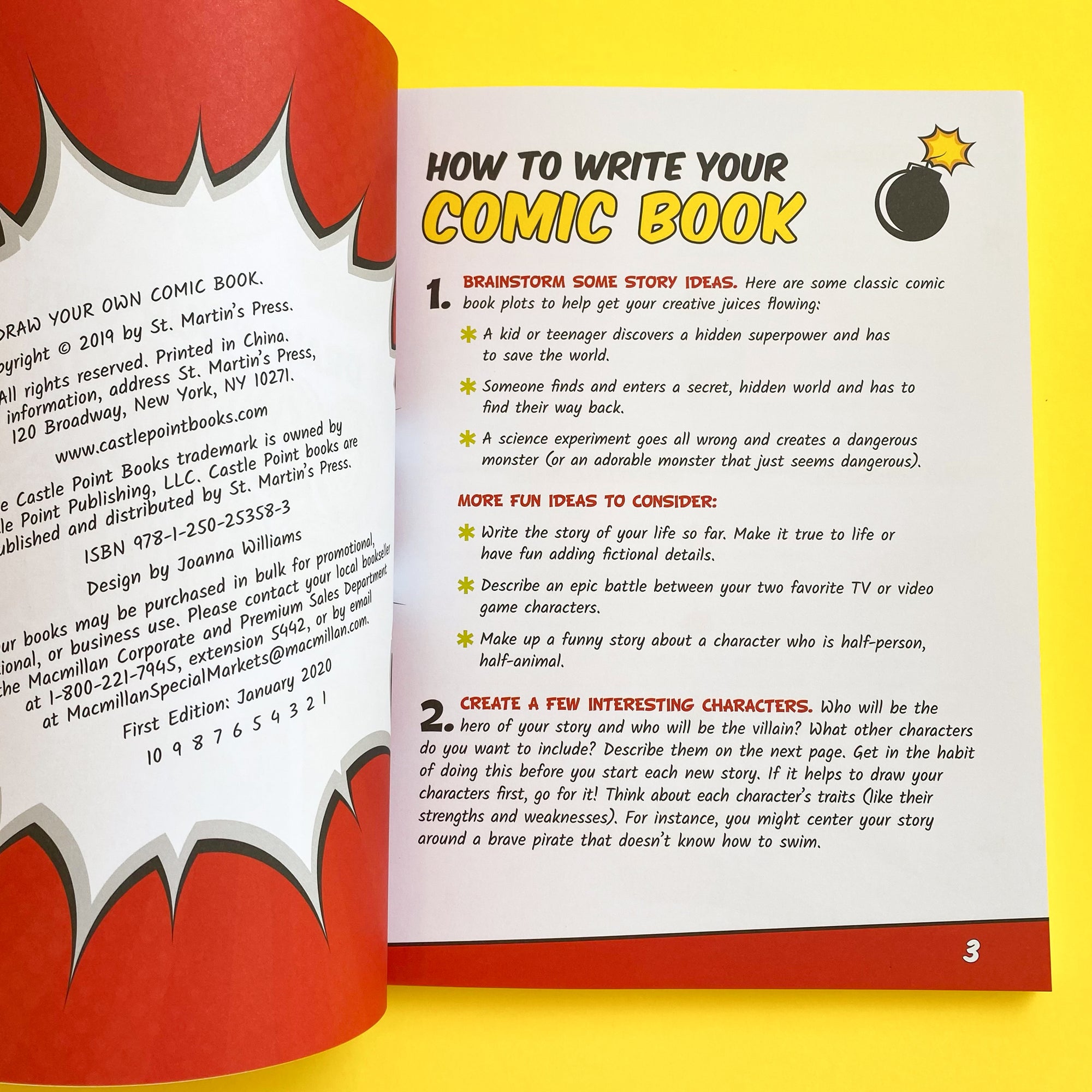 Draw Your Own Comic Book by Clark Banner