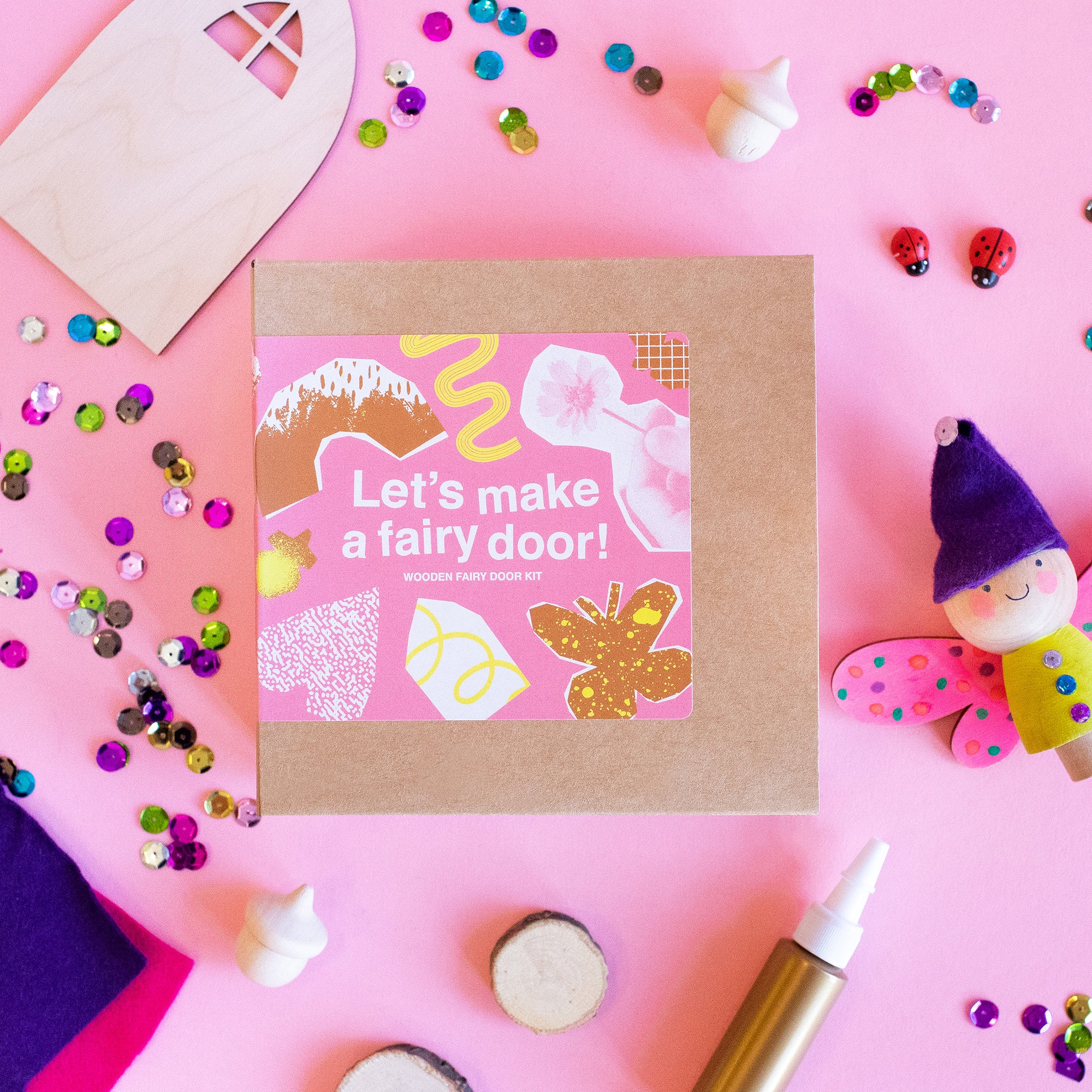 Wooden Fairy Door Craft Kits for Kids