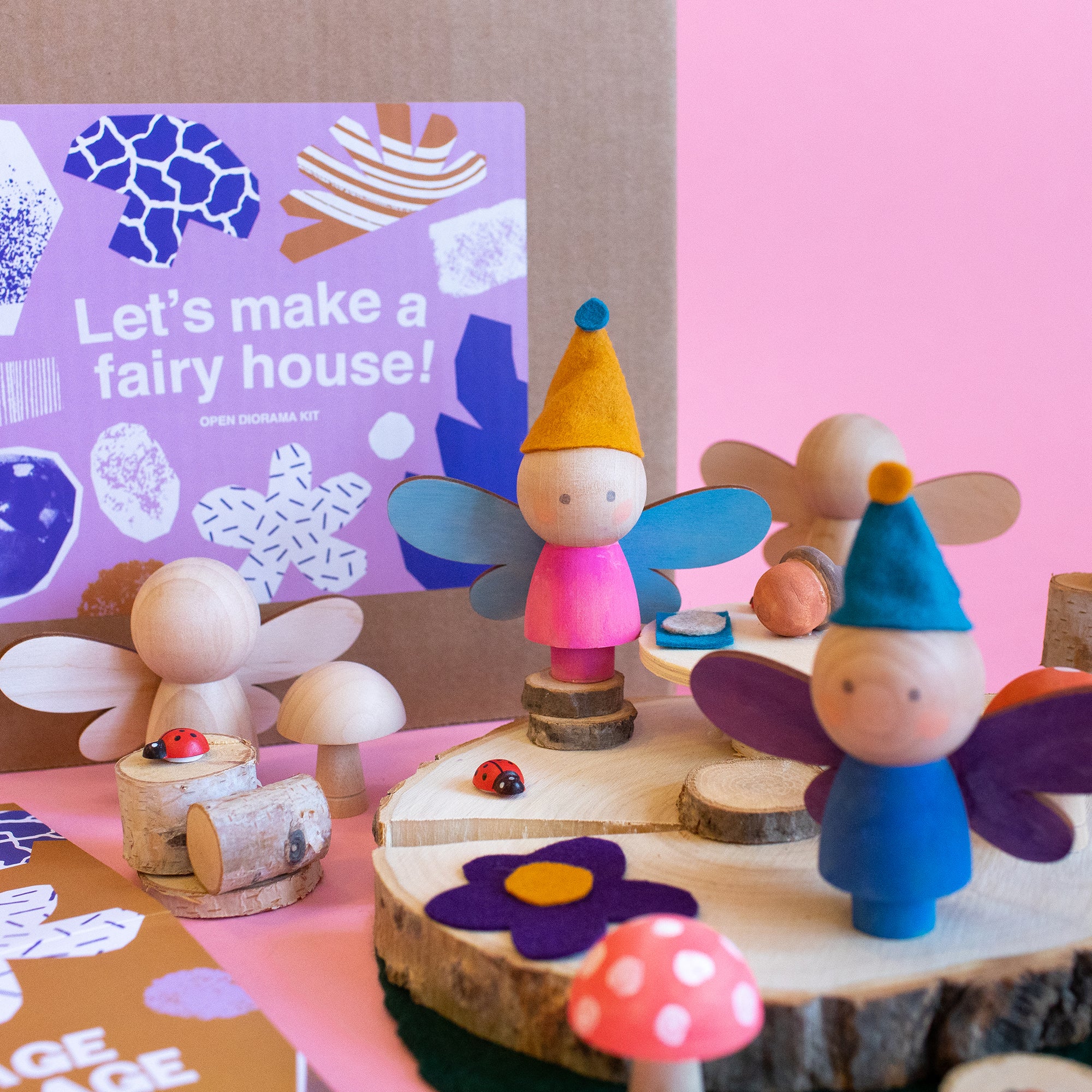 Fairy House Open Diorama Craft Kit for Kids