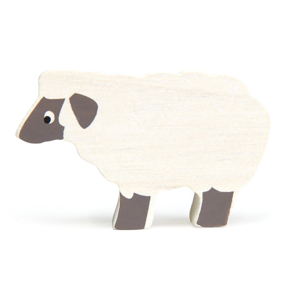 Wooden Farmyard Sheep toy for kids made of eco-friendly wood
