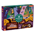 Forest Above & Below 100 Piece Double-Sided Puzzle features forest floor and tree dwelling animals on one side and underground burrowing animals on the other.