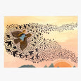 Gemma Koomen  Sunset Murmuration Art Print