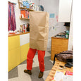 Giant paper bag to make into a halloween costume