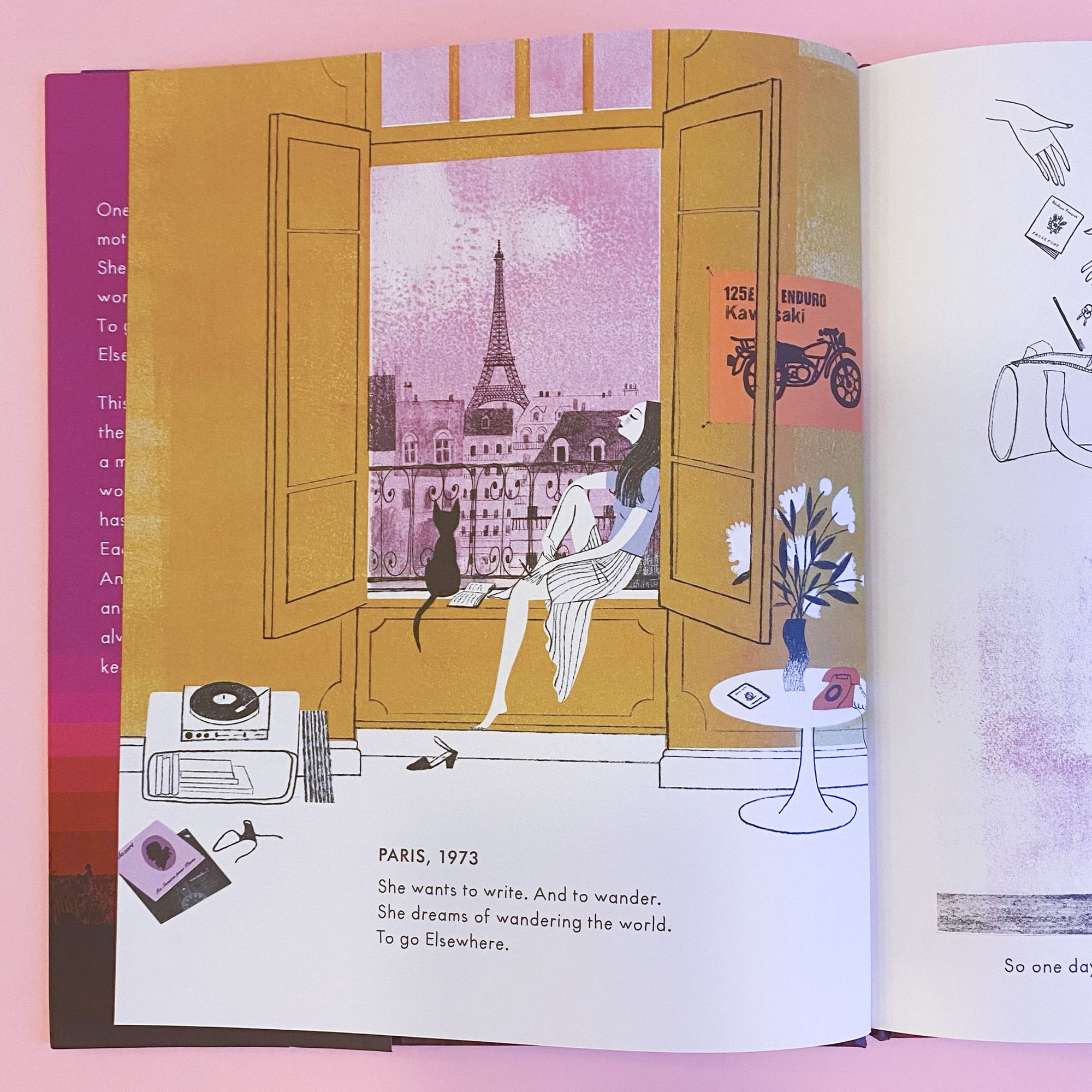 Girl on A Motorcycle by Amy Novesky and Julie Morstad