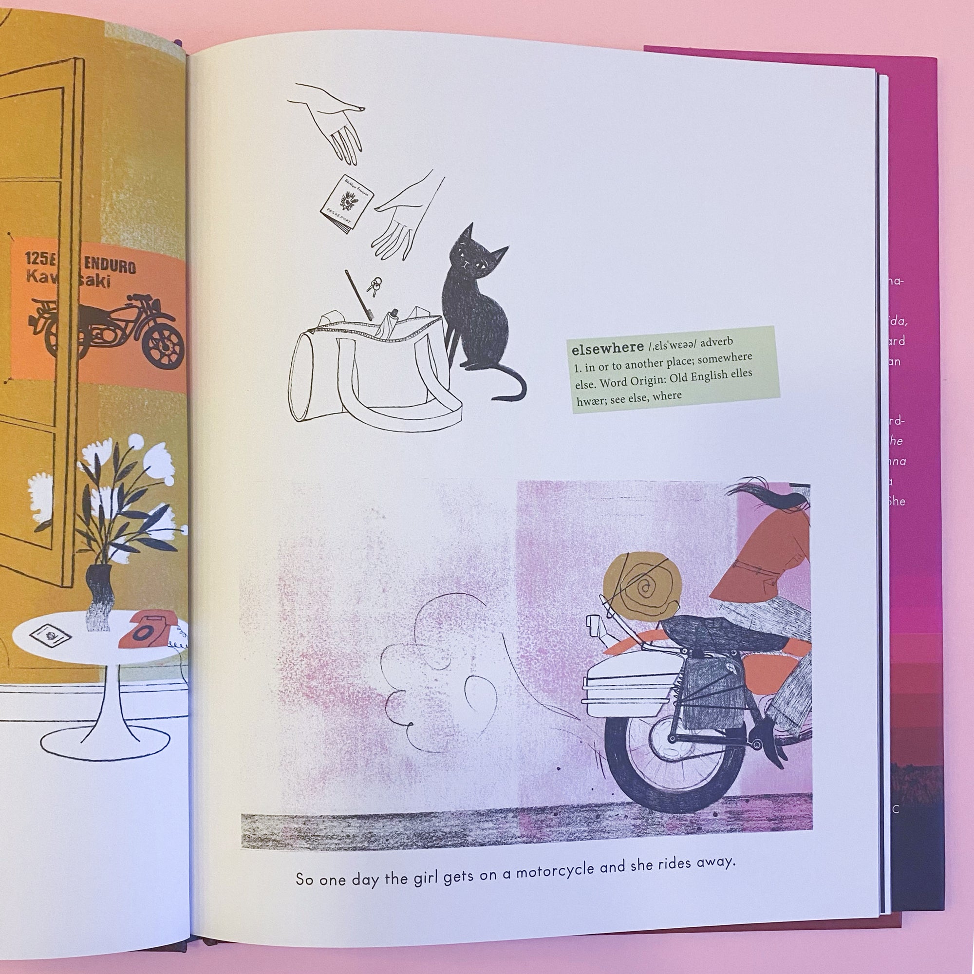 Girl on A Motorcycle by Amy Novesky and Julie Morstad