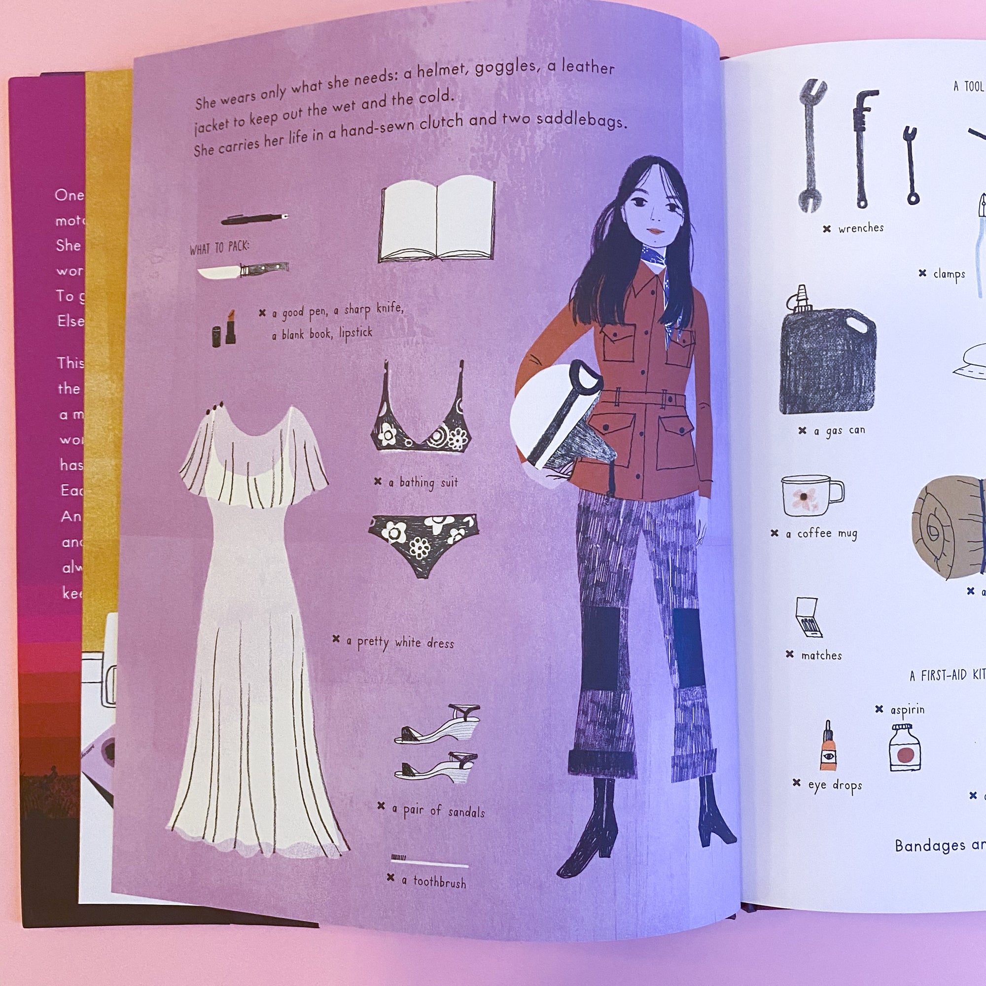 Girl on A Motorcycle by Amy Novesky and Julie Morstad