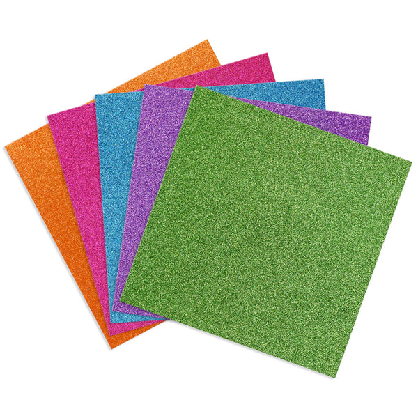 Glitter Cardstock Paper Glam - Single sheets, 12"x12"