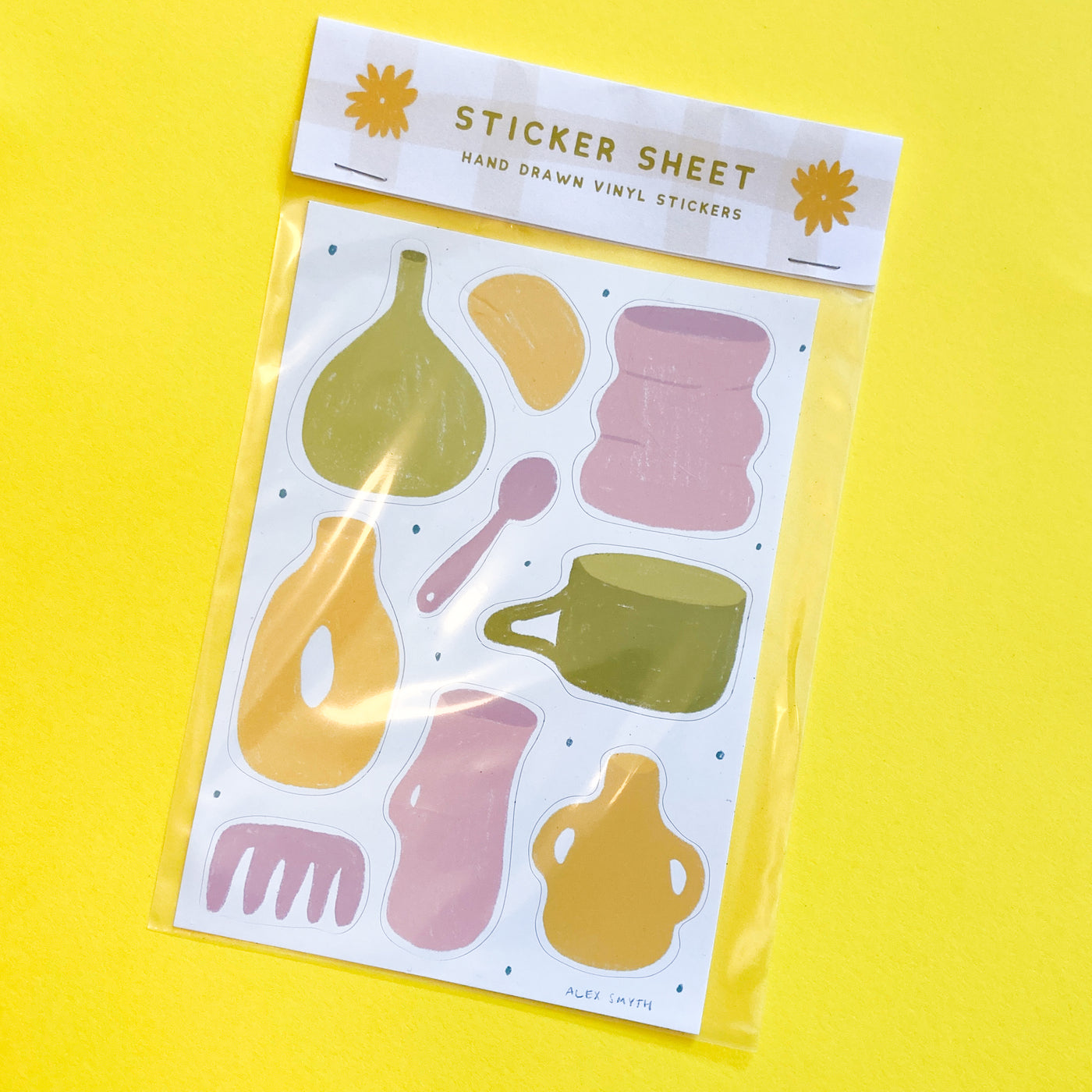 Pottery Shapes Vinyl Stickers by Guch World
