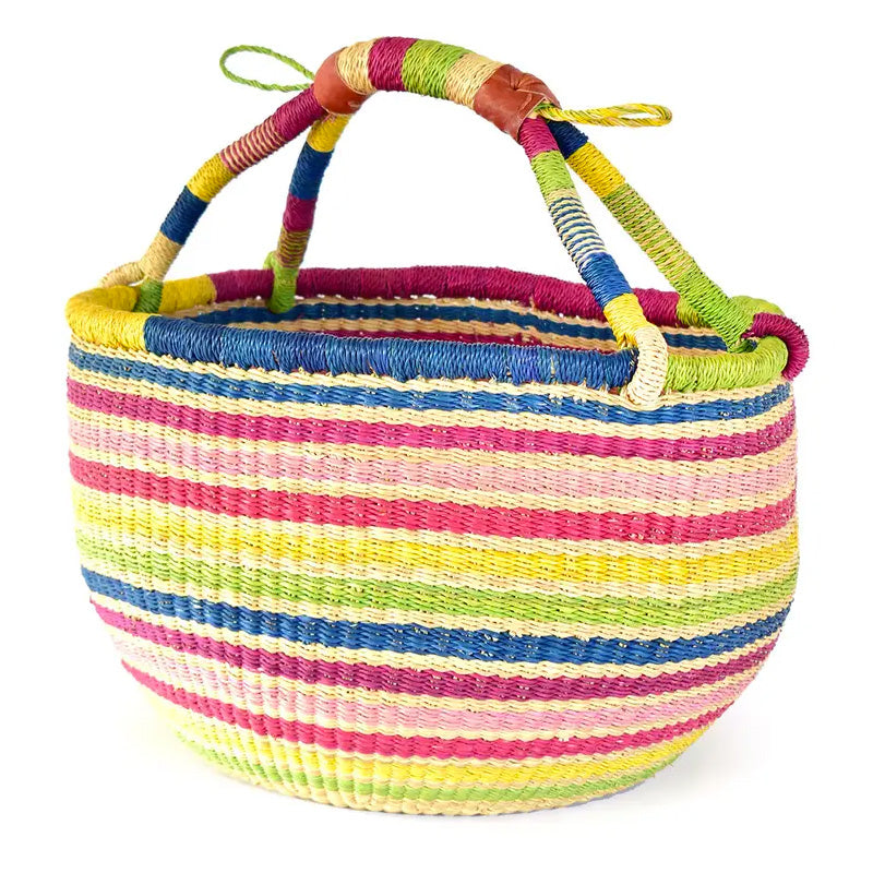 Handmade Bolga Baskets - Rainbow Connection