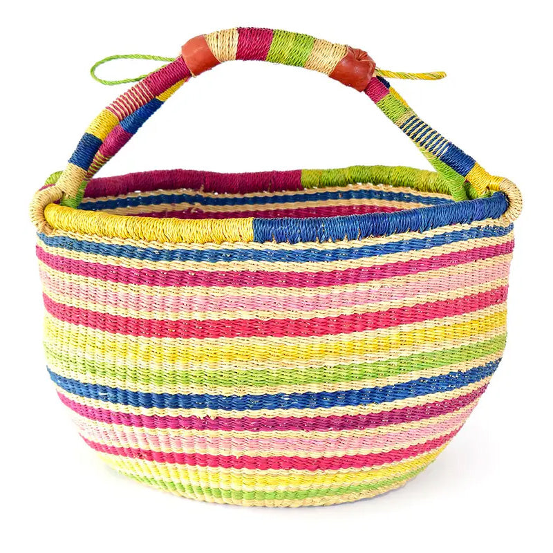 Handmade Bolga Baskets - Rainbow Connection