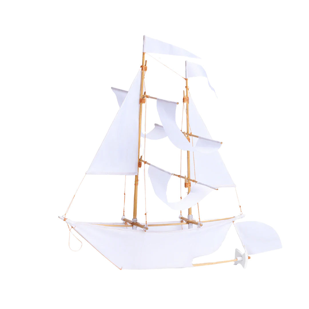 Haptic Lab Sailing Ship Kite - Mini White