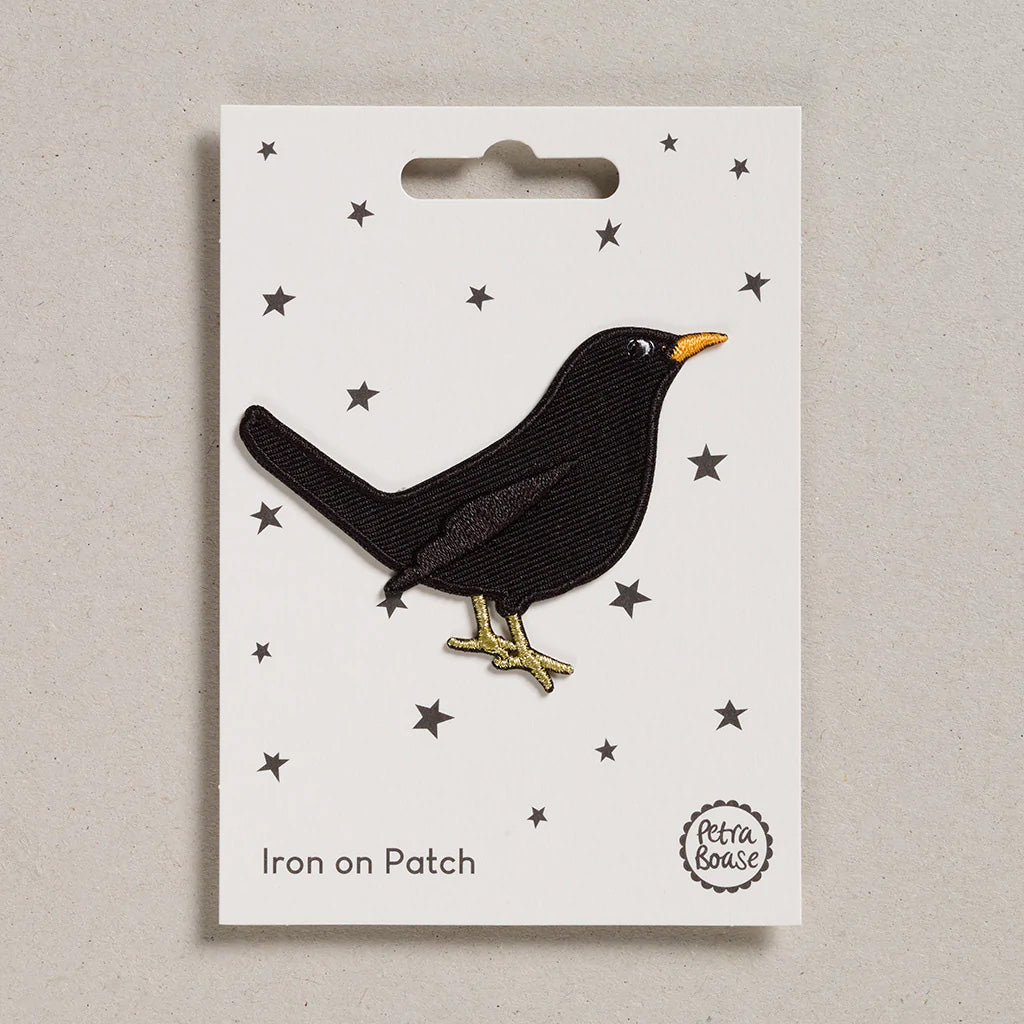 Iron on Patch - Black Bird