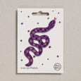 Iron on Patch - Purple Snake