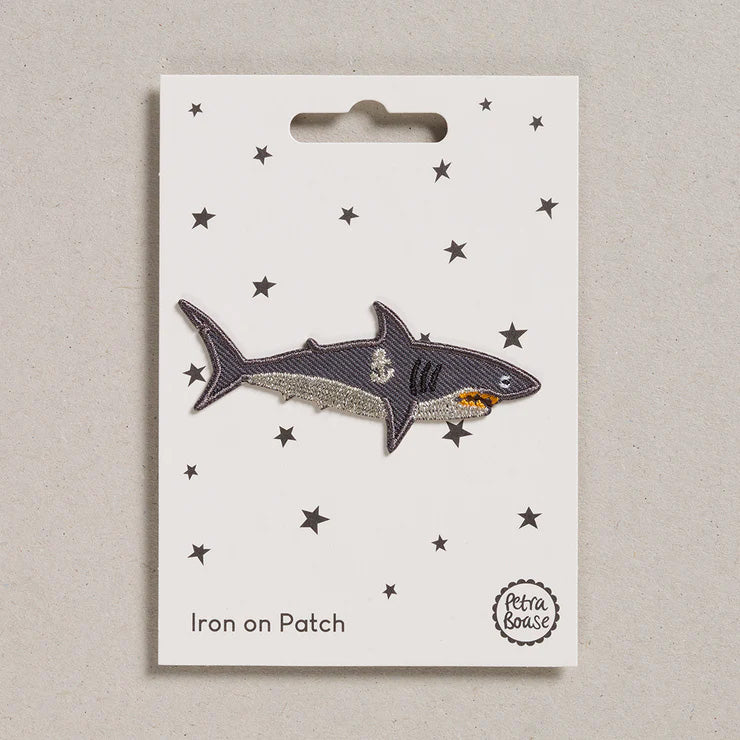 Shark Iron on Patch