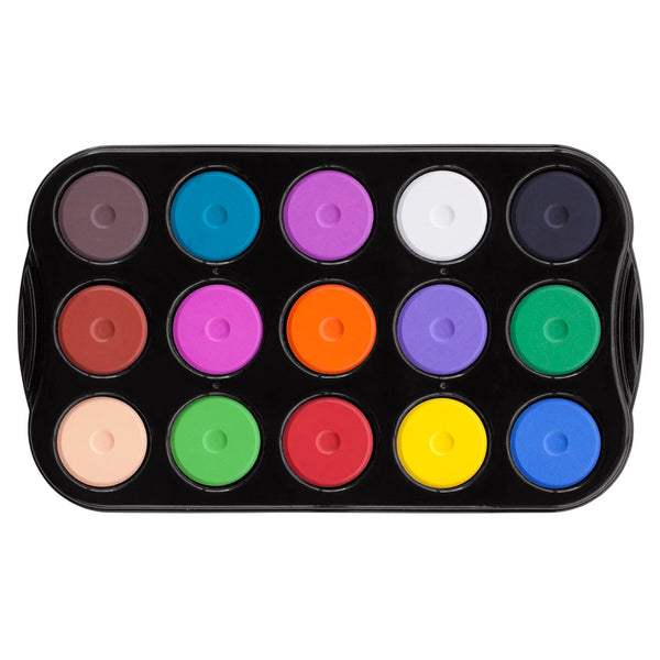 Mini Tempera Paint Puck - Set of 15 Colors