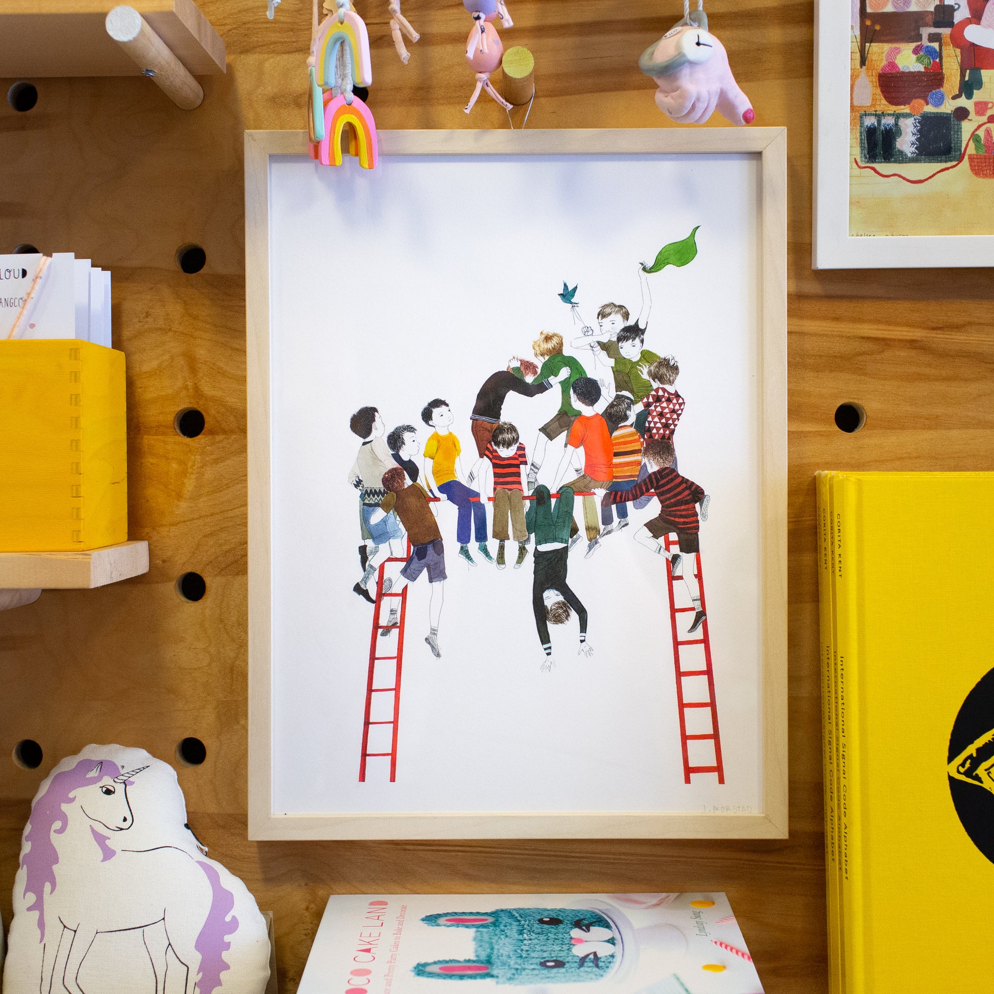 Julie Morstad – Green Flag Print