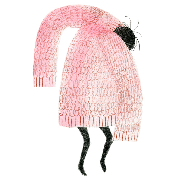 Julie Morstad - Pink Sweater Print
