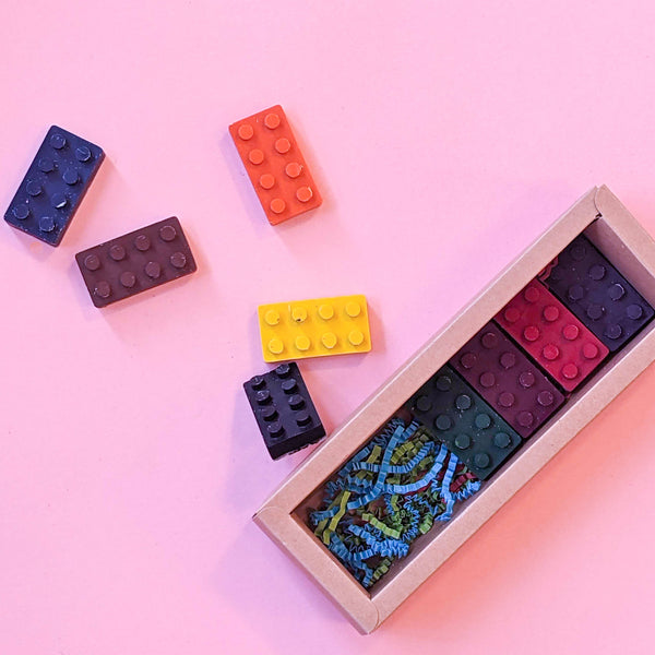 Lego Brick Crayons - Fofo Creations