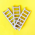 Miniature Wooden Ladder to Paint or add to craft projects in a set of two, 8cm tall