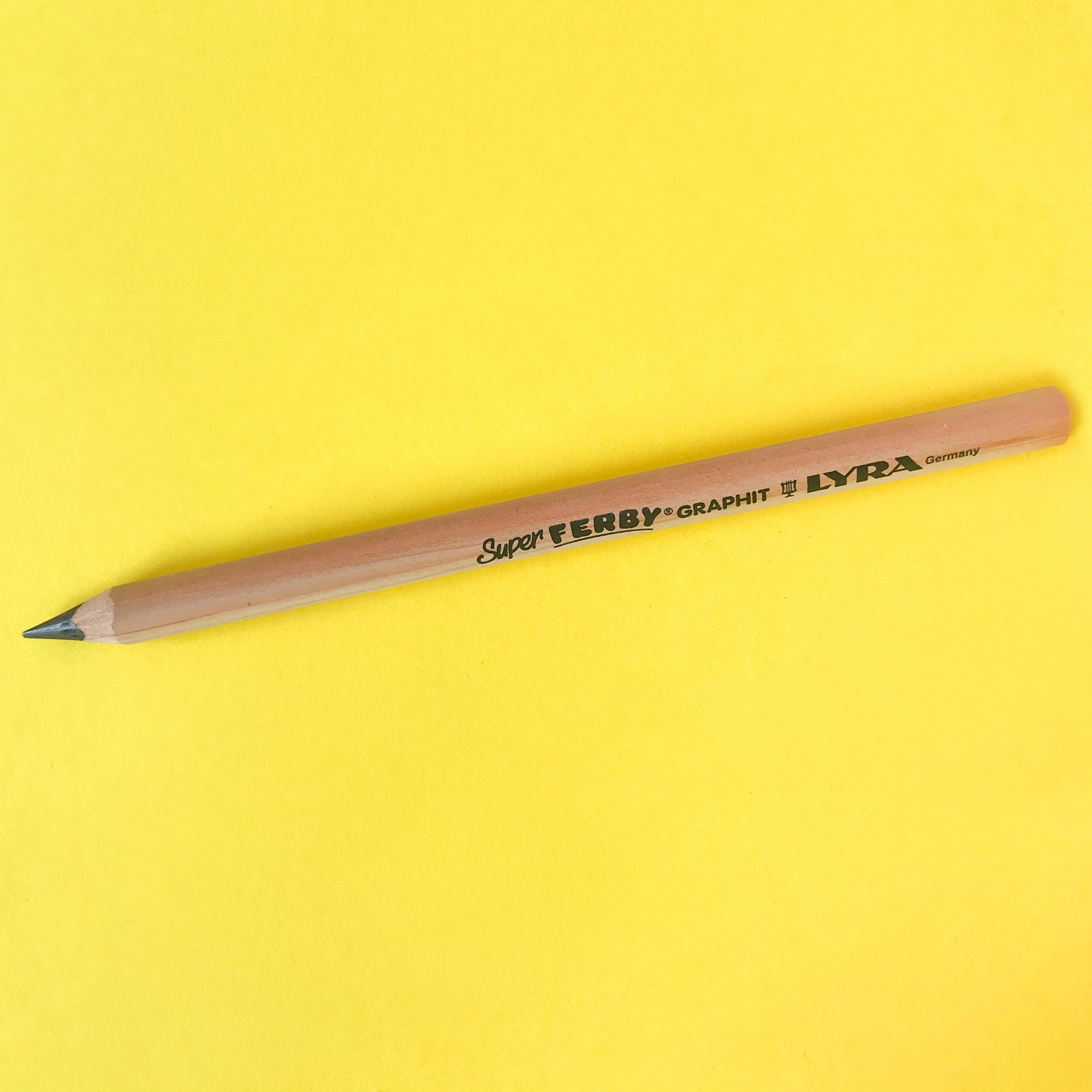 Lyra Super Ferby Graphite Pencil in a large size