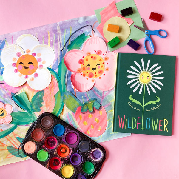 Mini Make Online Art Class inspired by "Wildflower"