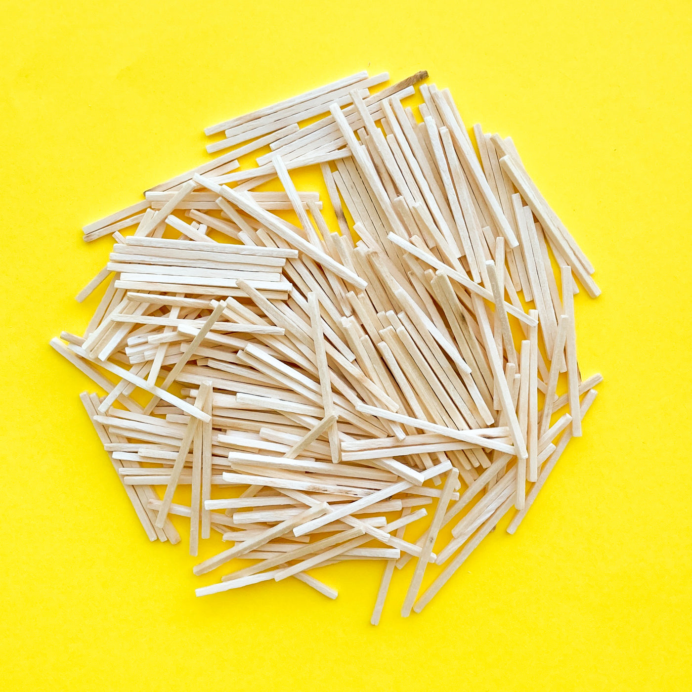 Natural Wood Craft Matchsticks for Craft Projects