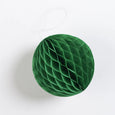 Honeycomb paper ball decoration in green color and 4" in size by petra boasee