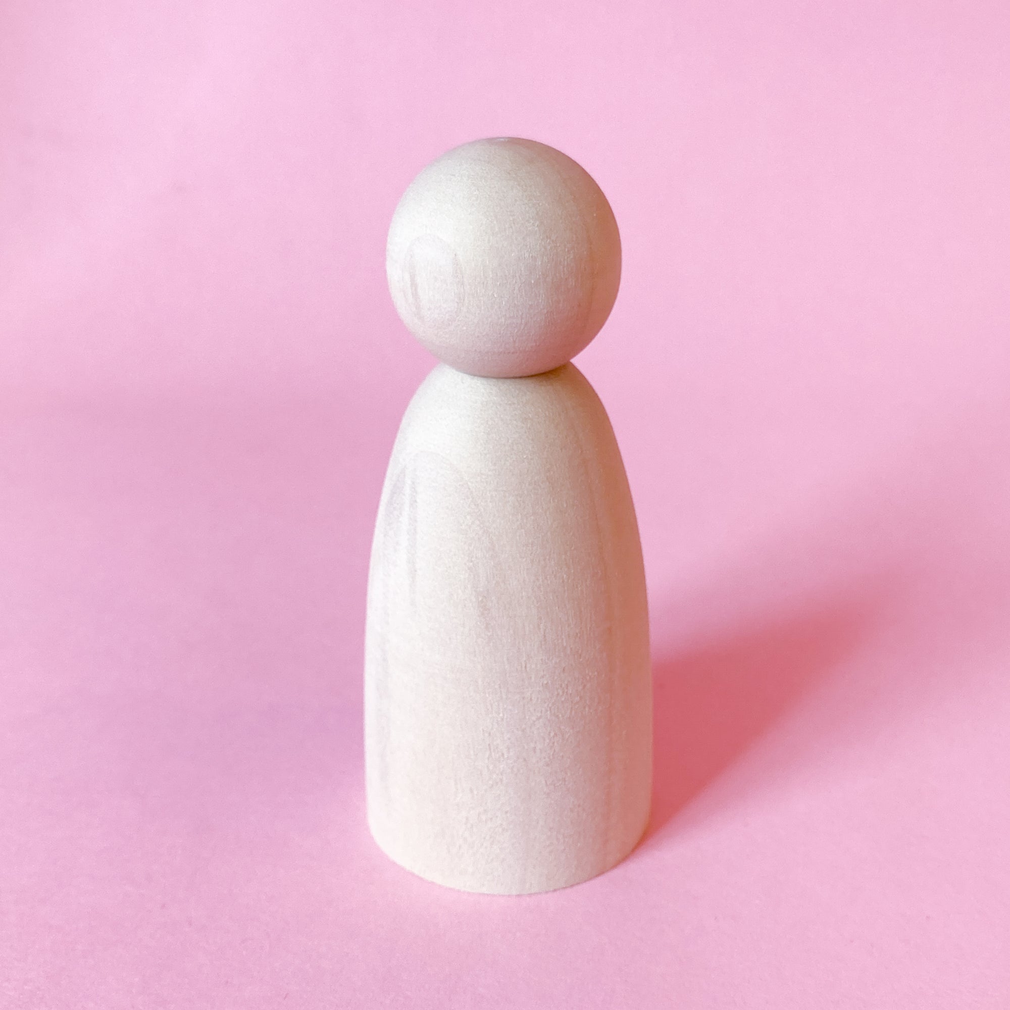 Peg Dolls - Tapered Round, Large 3 1/2&quot; (or 3.5&quot;)
