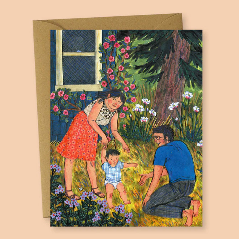 First Steps Greeting Card