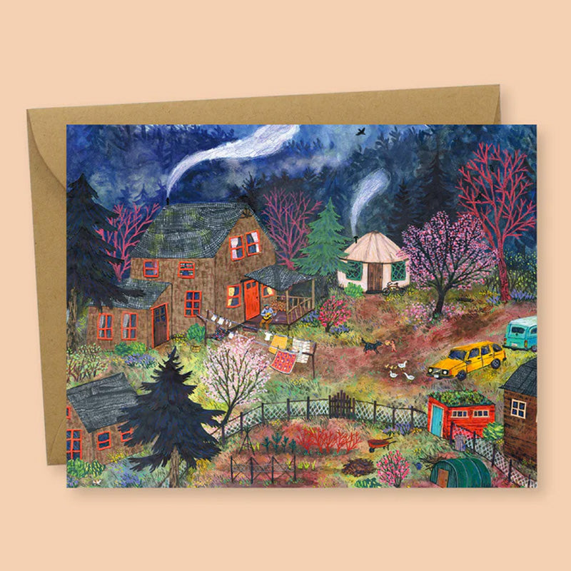 First Warm Spring Day Greeting Card