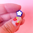 Flower Star Plastic Beads (Set of 25)