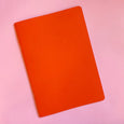 Orange Cover Composition Sketchbook with 4 lines pages and 1 blank page