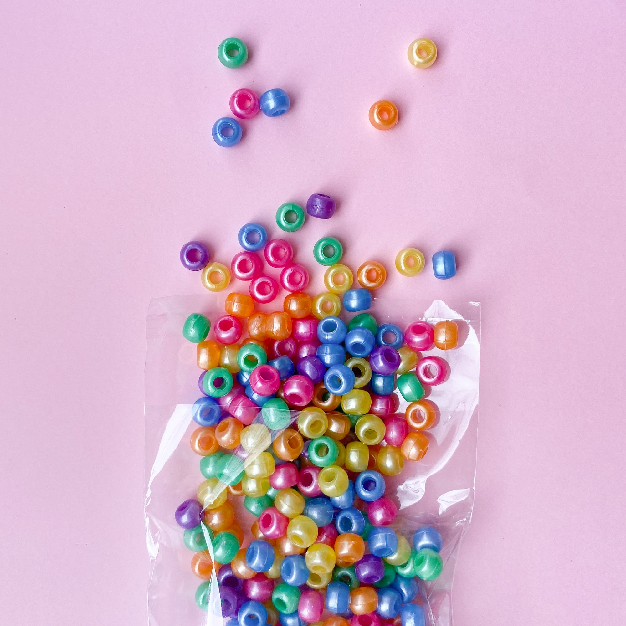 Pony Beads Pearlized Mix