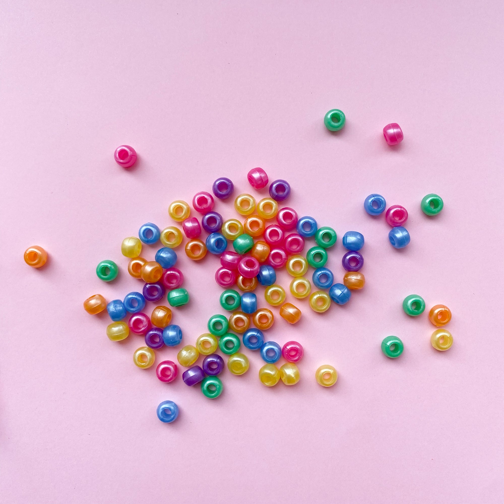 Pony Beads Pearlized Mix