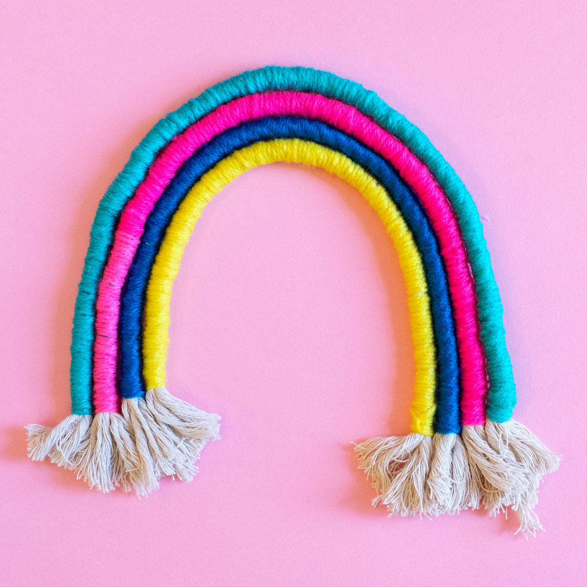 Color Box Hanging Rope Rainbow Rope Wall Hanging Kit – Collage Collage