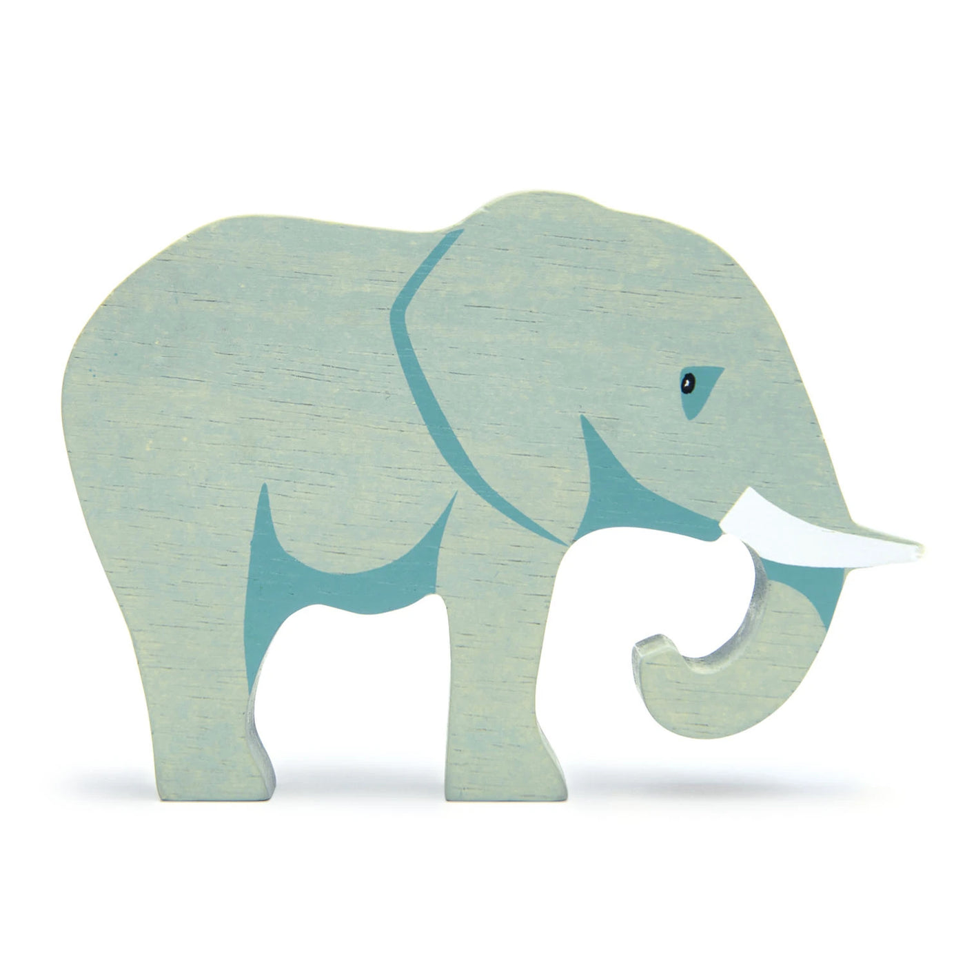 Wooden safari elephant toy for kids made of eco-friendly wood